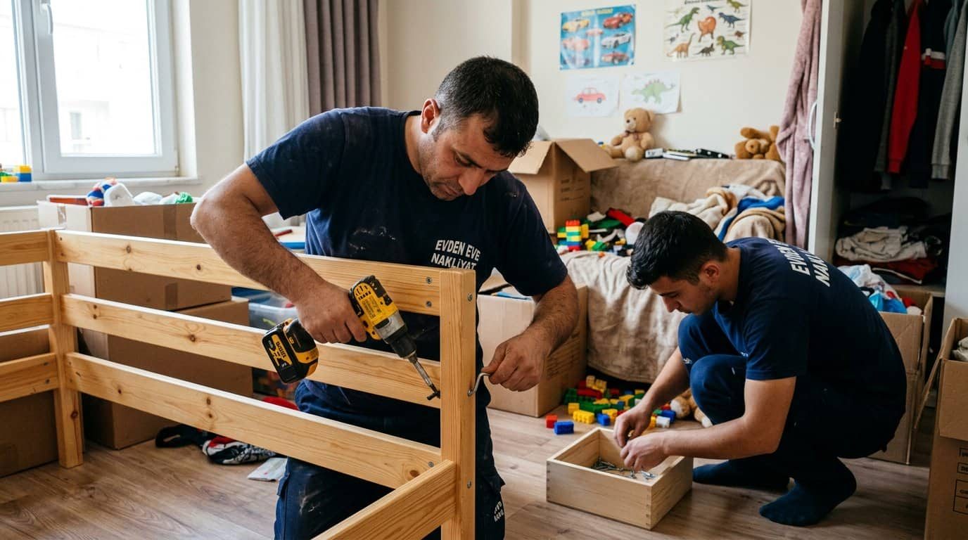 Mobilya Sökme ve Kurulum Planı - Ahsap karyola latalarini tek tek sokme