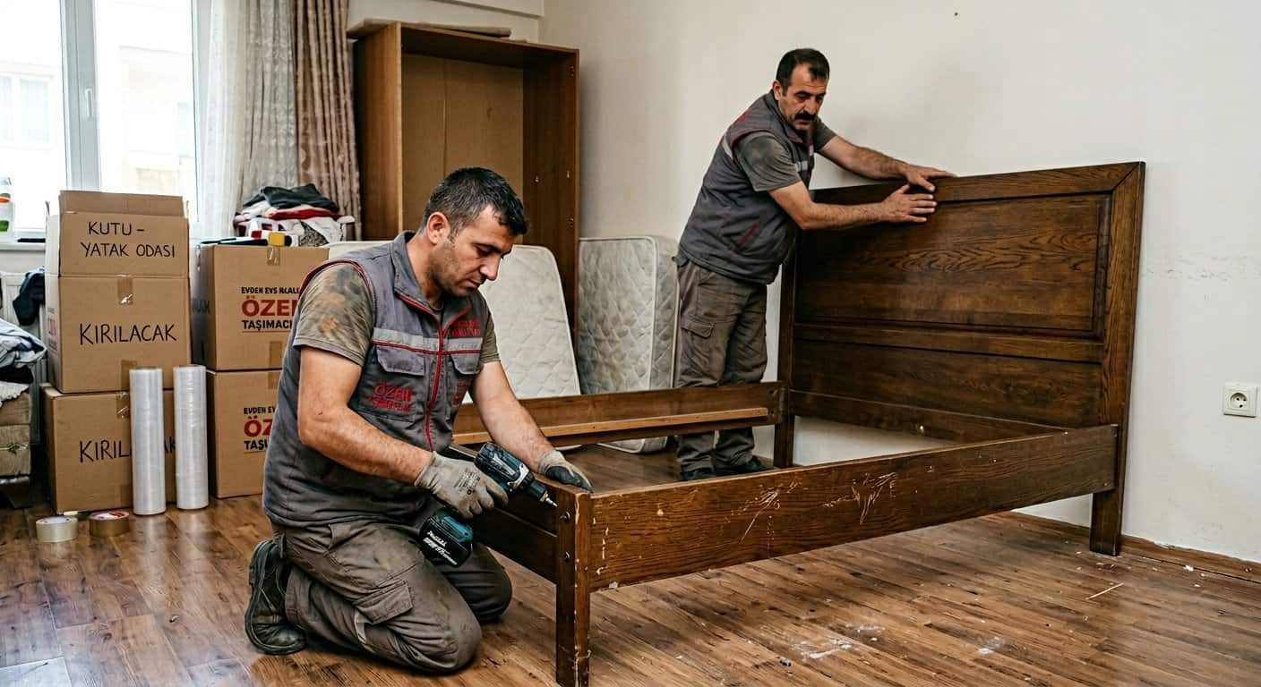 Mobilya söküm çalışması