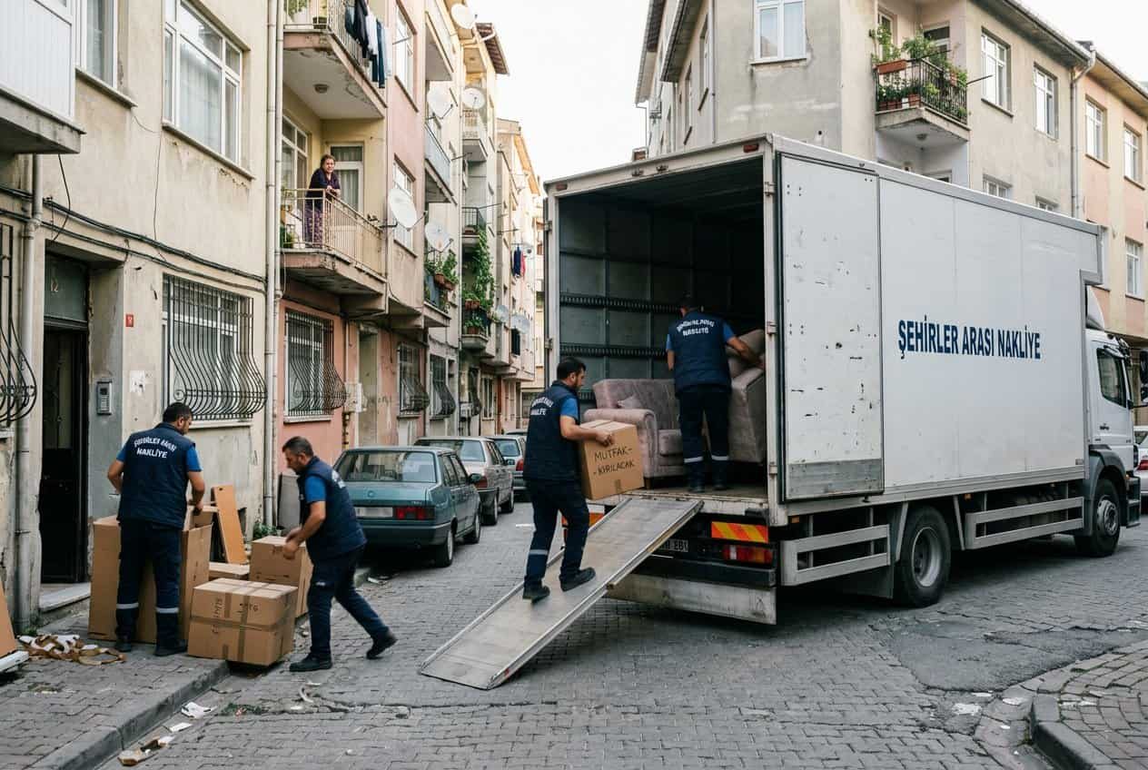 Şişli Nakliye - Apartman onunde esya ve koli transferi