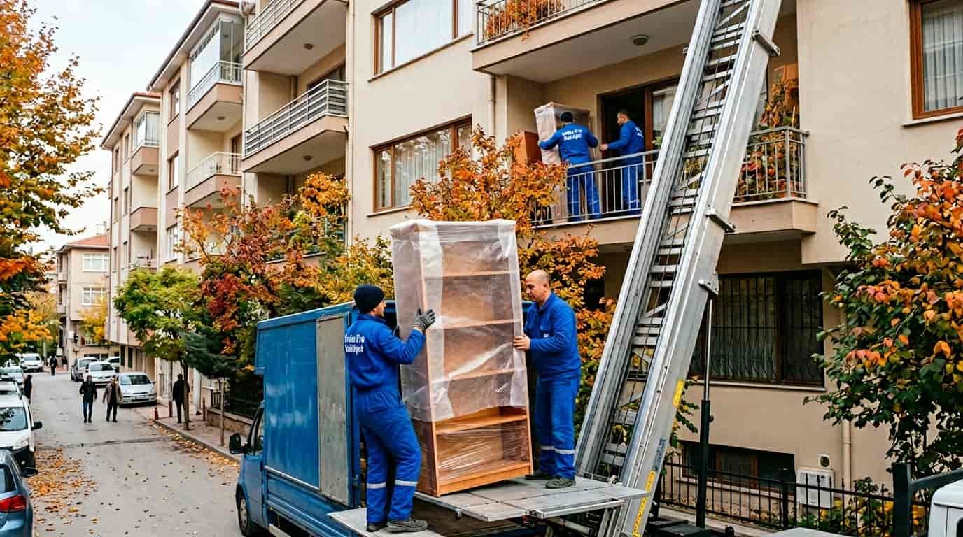Asansörlü nakliyat platformu